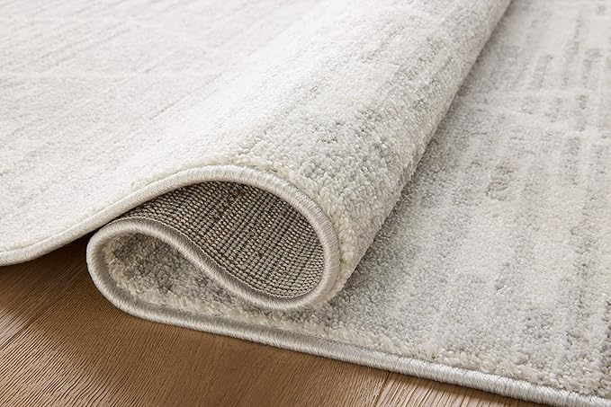 Loloi Kamala Collection KAM-02 Ivory/Silver 7'-10" x 10' Area Rug