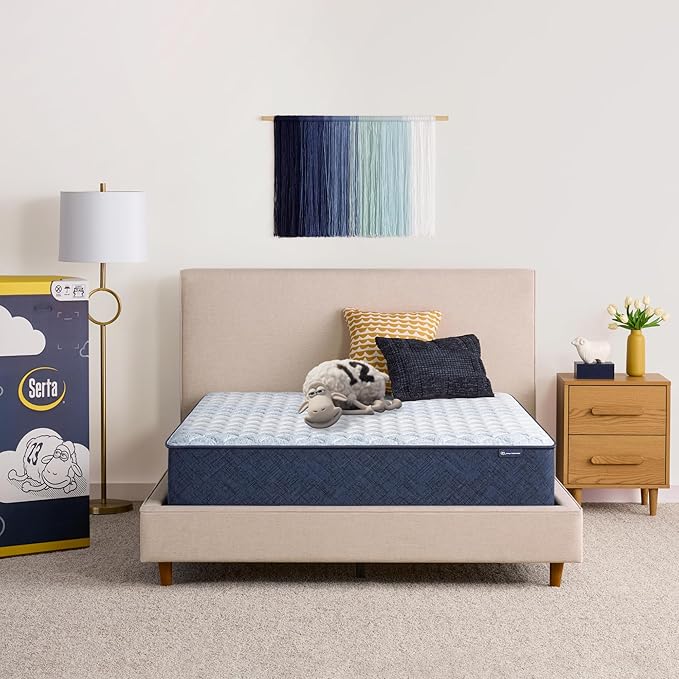 Serta Sleeptrue Firm 12" Twin Memory Foam Mattress in a Box, Cooling, Breathable, and Pressure Relieving - 100 Night Trial, CertiPUR-US Certified and 10 Year Limited Warranty