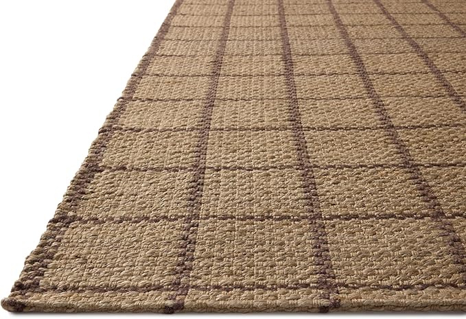 Loloi Chris Loves Julia Fletcher Collection FLE-01 Natural/Brown 9'-3" x 13', .37" Pile Height, Area Rug