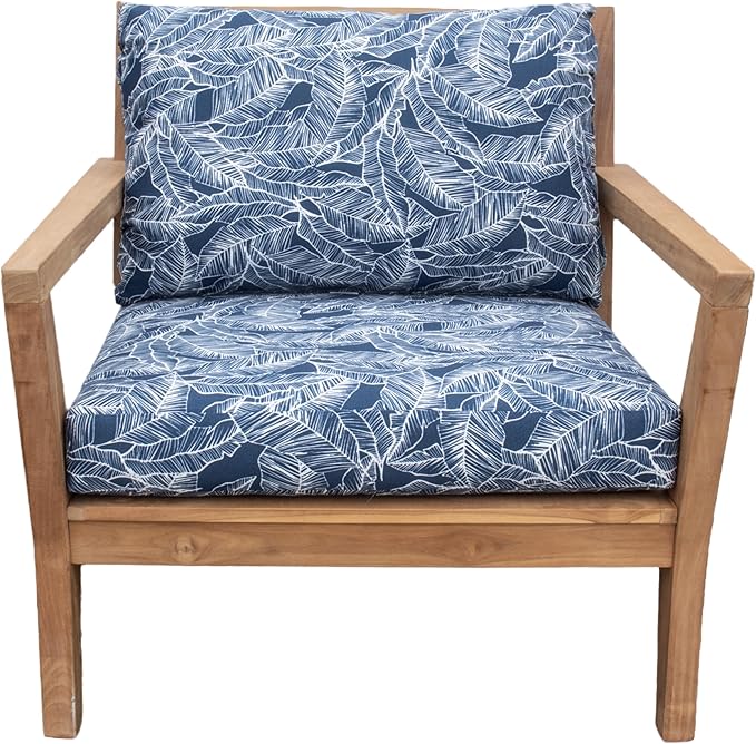 Tommy Bahama Deep Seating Lounge Cushion, 24" X 24" X 4", Pacific Zaffre