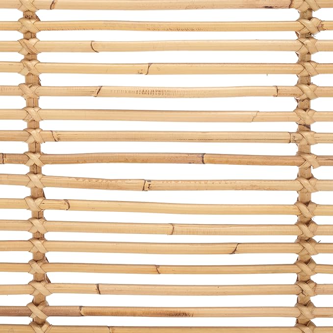 SAFAVIEH Home Collection Falyn Natural Rattan Rectangle Full Size Headboard
