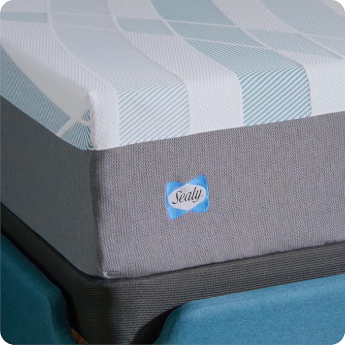 Sealy Dreamlife 12” Hybrid Mattress-in-a-Box, Full, SealyComfort Gel Memory Foam, SealyResponsive Encased Coils, Surface-Guard Technology