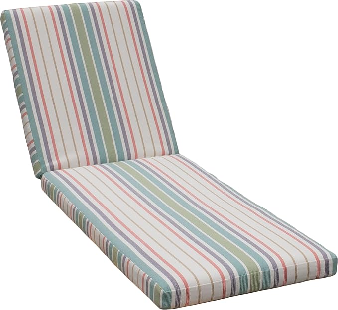 Tommy Bahama Chaise Cushion, 24" X 79" X 2.5", Bandeau Pastel