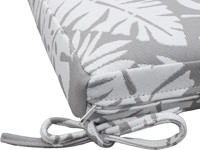 Tommy Bahama Bench Cushion, 48" X 19" X 2.5", Tropical Chrome