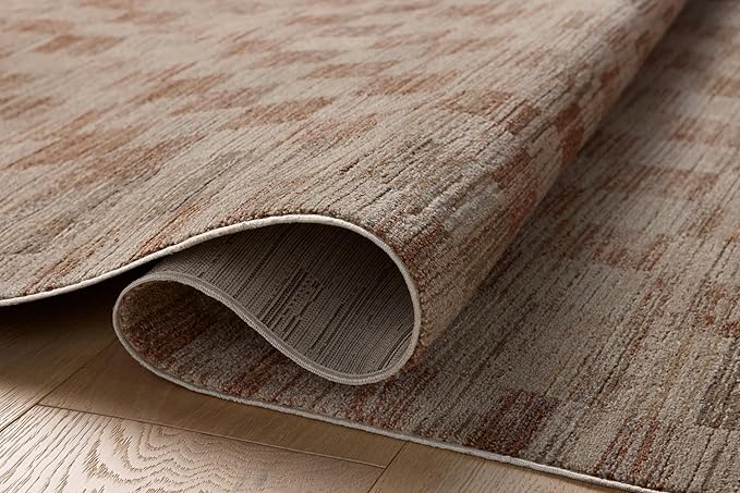 Loloi Amber Lewis Cali Collection CIL-06 Brick/Natural 9'-6" x 13', .25" Pile Height, Area Rug