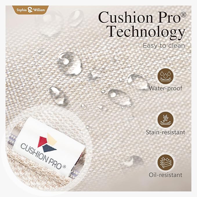 Sophia & William 2 Pieces Patio Furniture Sets Metal Sofa Chairs Patio Cushion Armchairs Swivel Sofa Chairs with Removable Cover for Garden Backyard Poolside Beige