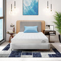 L’Baiet 8 Inch Gel Memory Foam Mattress, Twin Size - Bed in a Box - Medium Firm - Breathable Cooling-Gel Comfort Technology - Pressure Relief Comfy Support Soft Fabric Cover - CertiPUR-US Certified