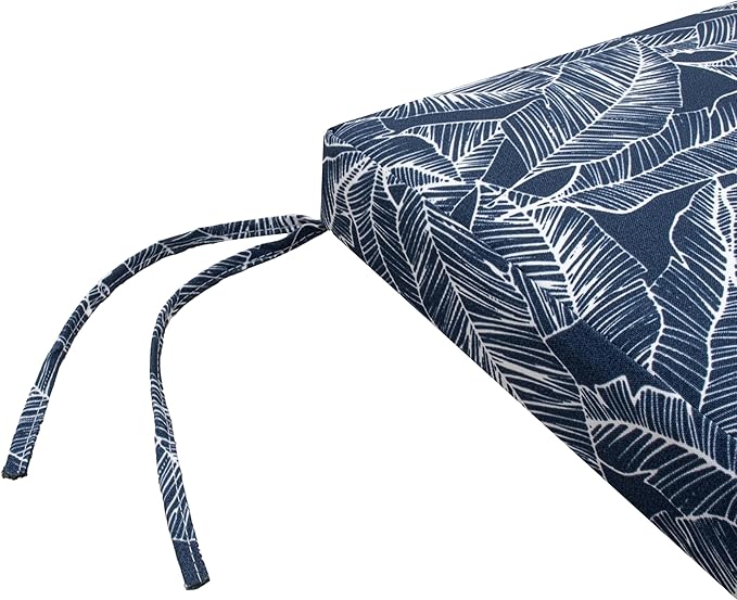 Tommy Bahama Bench Cushion, 48" X 19" X 2.5", Pacific Zaffre
