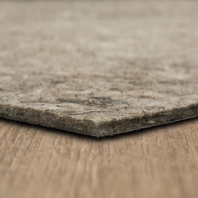Mohawk Home 2' 6" x 4' Non Slip Rug Pad Gripper 1/2 Thick Dual Surface Felt + Rubber Gripper - Safe for All Floors
