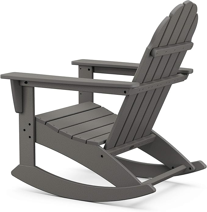 POLYWOOD Vineyard 3-Piece Adirondack Rocking Chair Set with Side Table