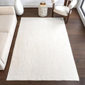 nuLOOM 2' x 3' Cozy Plush Area Rug, Machine Washable, Non-Slip, Soft Fluffy Shag Carpet for Living Room Bedroom Kids Room Nursery Home Decor, Loni White