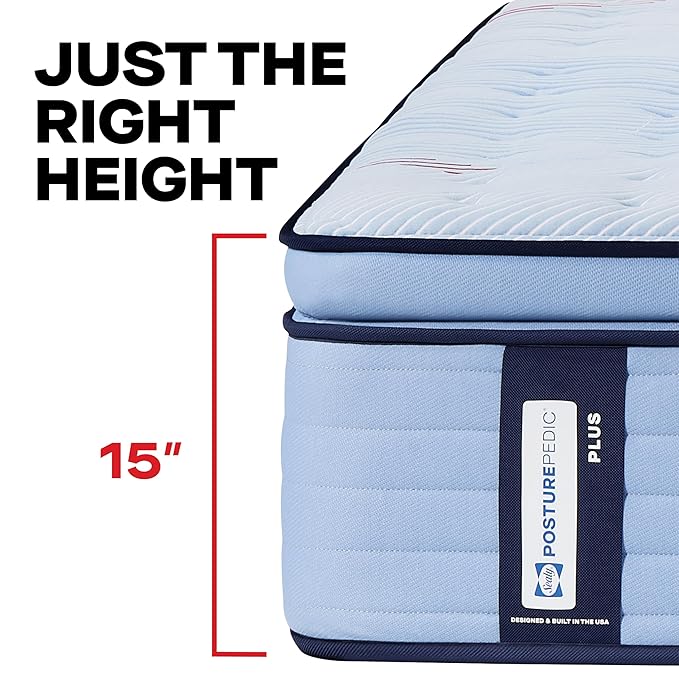 Sealy Posturepedic® Plus Glenshaw 15" Soft Pillowtop Innerspring Mattress - Full