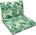 Tommy Bahama Deep Seating Lounge Cushion, 26" X 26" X 4", Coastal Palm Green Leaf