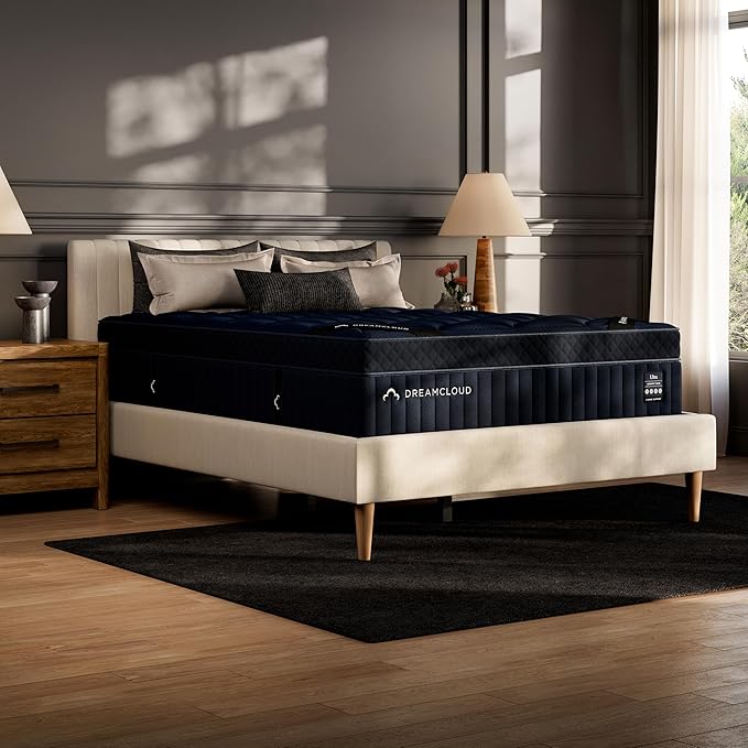 DreamCloud Ultra 15" Queen Mattress - Memory Foam - 365 Night Trial - Fiberglass Free - Forever Warranty - Mattress in a Box - CertiPUR-US® Certified