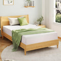 EGOHOME 6 Inch Full Size Mattress for Kids, Memory Foam Mattress with Cooling Green Tea Gel, Relieve Pressure with Medium Firm Support, CertiPUR-US Certified, 75''L x 54''W, White