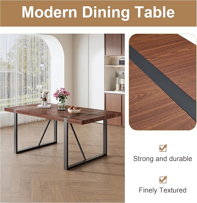 9 Piece Dining Table Set，Dining Room Table Set for 8，71'' Kitchen Table and Modern Chairs Set of 8，8 Chair Dining Table Set for Kitchen Dining Room