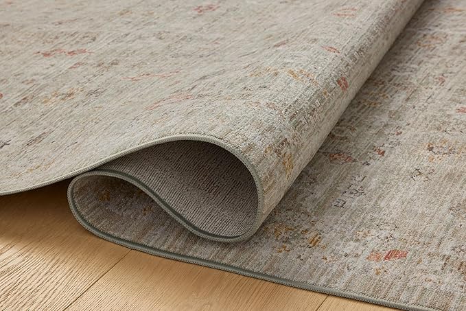 Loloi Chris Loves Julia Ida Collection IDA-04 Spa/Multi 3'-6" x 5'-6", .19" Pile Height, Accent Rug