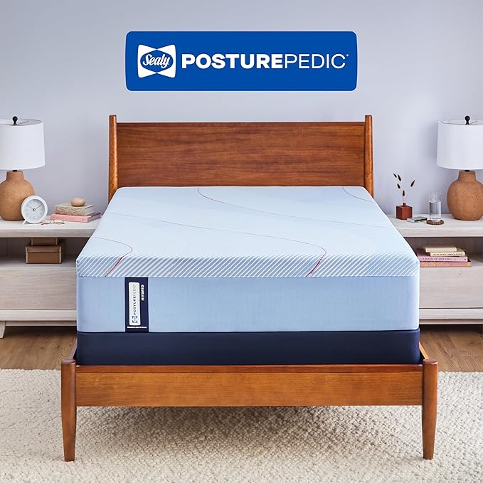 Sealy Posturepedic® Fayette 12" Medium Tight Top Hybrid Mattress - California King