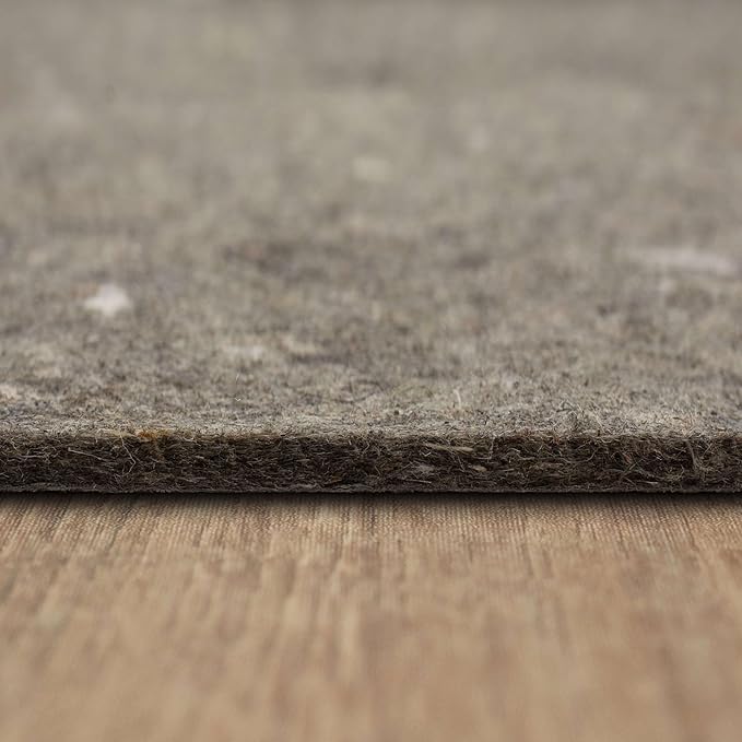 Mohawk Home 10' x 13' Non Slip Rug Pad Gripper 3/8 Thick Dual Surface Felt + Rubber Gripper - Safe for All Floors