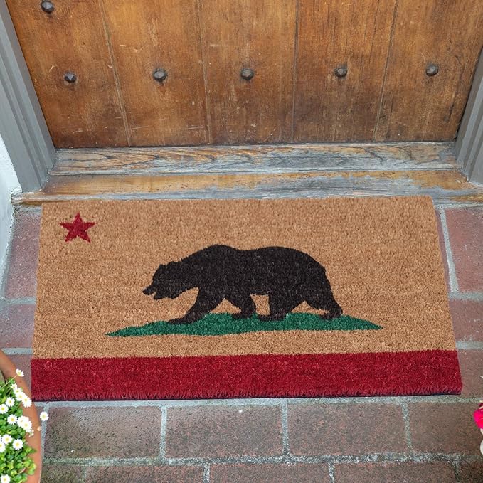 KAF Home - 17 x 30 Coir Doormat - California