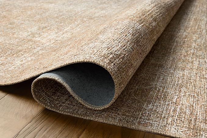 Loloi Amber Lewis Cambria Collection CBR-06 Multi/Natural 2'-6" x 9'-6" Runner Rug Jute, Neutral, Vintage Style, Antique Tone, Living, Bedroom, Dining, Carpet