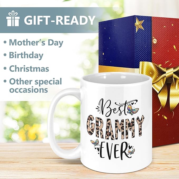Grammy Christmas Gifts for Grandma 11oz Mug, Mothers Day Gifts For Grammy, Grammies Birthday Gift Ideas, Best Grammies Ever Mug
