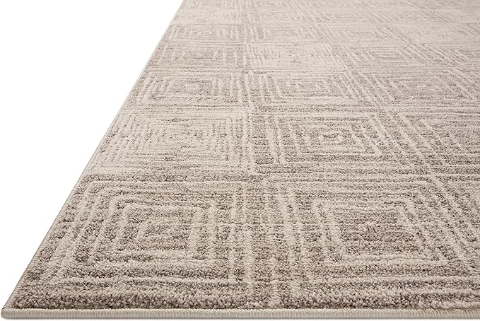 Loloi Darby Collection DAR-05 Beige/Grey 6'-7" x 9'-3" Area Rug