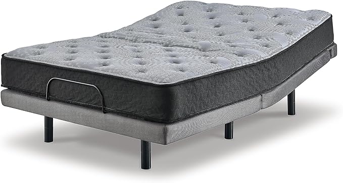 Signature Design by Ashley King Size Comfort Plus 10 Inch Hybrid Mattress with Lumbar Support Gel Memory Foam, Fiberglass Free, Mattress In A Box