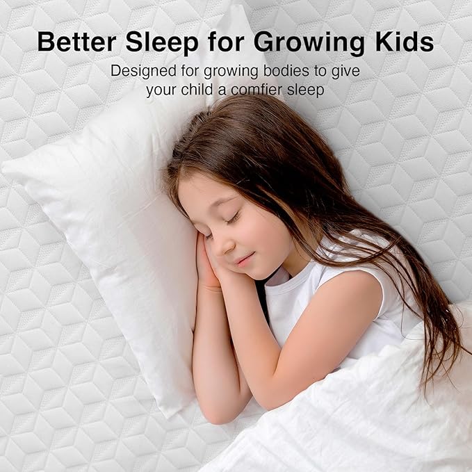 Novilla Twin Mattress, 6 Inch Twin Memory Foam Mattress for Pressure Relief & Comfort Sleep, with Spine Support for Kids, CertiPUR-US Certified Mattress in a Box, Medium Firm