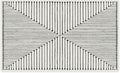 RUGGABLE x Jonathan Adler Machine Washable Modern Area Rug – Inkdrop Black & Ivory 3x5, Stain-Resistant, Non-Slip – Small Rugs for Living Room, Bedroom, Hallway, Entryway & Office–with Cushioned Pad