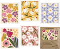 Morigins Swedish Dishcloths for Kitchen 6 Pack Flowers Cellulose Sponge Cloths Non Scratch Reusable Paper Towels No Odor, Biodegradable and Reusable Kitchen Dish Rags (Wildflowers)