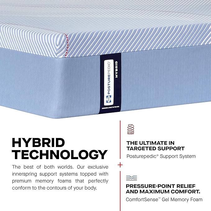 Sealy Posturepedic® Fayette 12" Medium Tight Top Hybrid Mattress - Twin Long