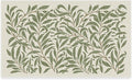 RUGGABLE x Morris & Co Washable Area Rug– Pure Willow Boughs Green 3x5, Stain-Resistant, Non-Slip – Small Machine Washable Rugs for Living Room, Bedroom, Hallway, Entryway & Office–with Cushioned Pad