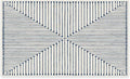 RUGGABLE x Jonathan Adler Machine Washable Modern Area Rug – Inkdrop Slate Blue 3x5, Stain-Resistant, Non-Slip – Small Rugs for Living Room, Bedroom, Hallway, Entryway & Office–with Cushioned Pad