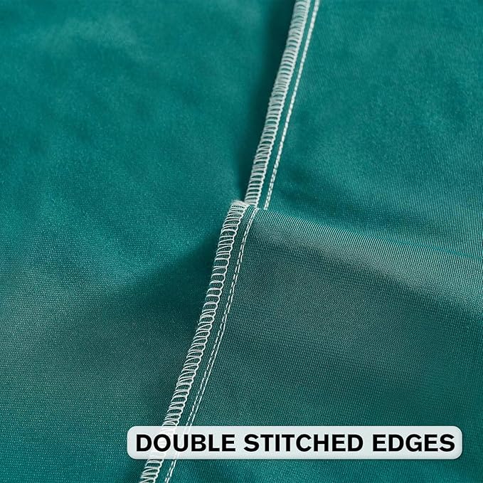 FUTEI Teal Velvet Throw Pillow Covers 12x20 Inch Set of 2,Soft Embossed Leaf-Relief Textured Lumbar Pillow Cases,Natural Home Decor for Couch Living Room