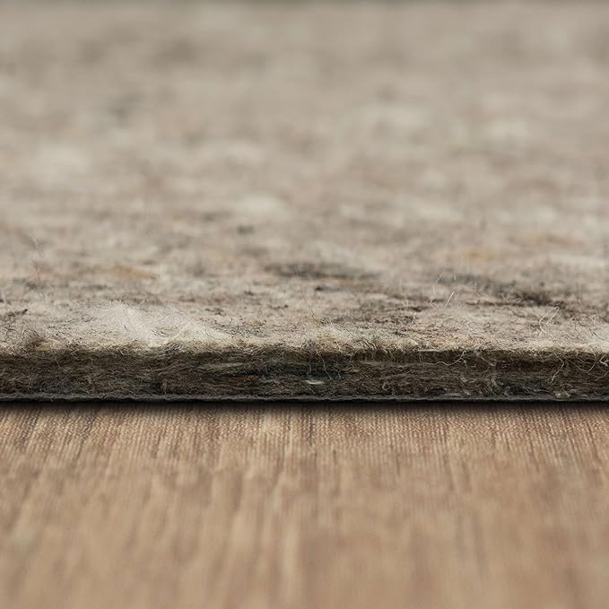 Mohawk Home 8' 4" x 10' 2" Non Slip Rug Pad Gripper 1/2 Thick Dual Surface Felt + Rubber Gripper - Safe for All Floors