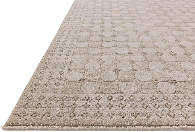 Loloi Amber Lewis Cali Collection CIL-01 Taupe/Natural 2'-3" x 3'-11", .25" Pile Height, Accent Rug