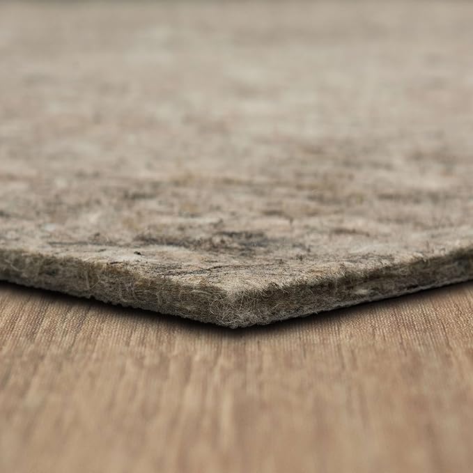 Mohawk Home 8' 4" x 10' 2" Non Slip Rug Pad Gripper 1/2 Thick Dual Surface Felt + Rubber Gripper - Safe for All Floors