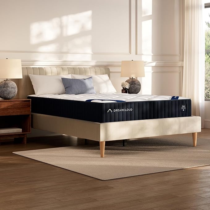 DreamCloud Classic 12" Full Mattress - Memory Foam (New Version) - 365 Night Trial - Fiberglass Free - Forever Warranty - Mattress in a Box - CertiPUR-US® Certified