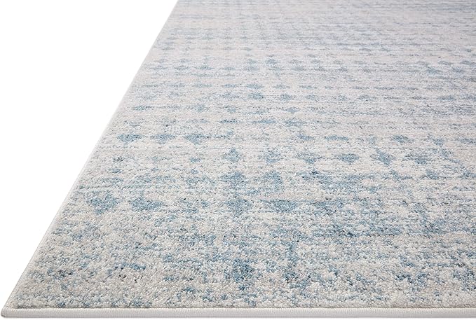 Loloi Kamala Collection KAM-04 Sky/Dove 6'-7" x 9'-6" Area Rug