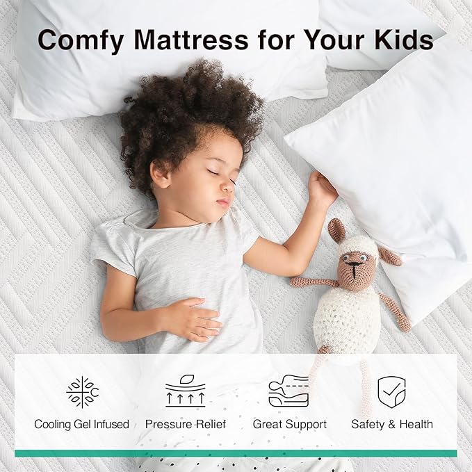 Novilla Mattress Full, Cooling Gel Memory Foam Mattress 8 Inch for Contour Support & Pressure Relieving & Plush Comfort, CertiPUR-US Certified Foam