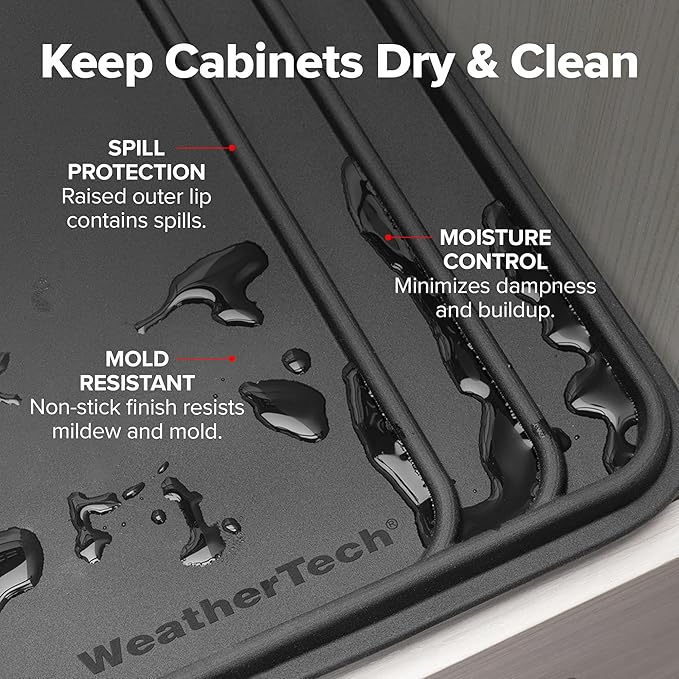 WeatherTech SinkMat – Waterproof Under Sink Liner Mat for Kitchen Bath ...