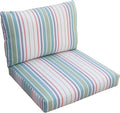 Tommy Bahama Deep Seating Lounge Cushion, 24" X 24" X 4", Bandeau Pastel