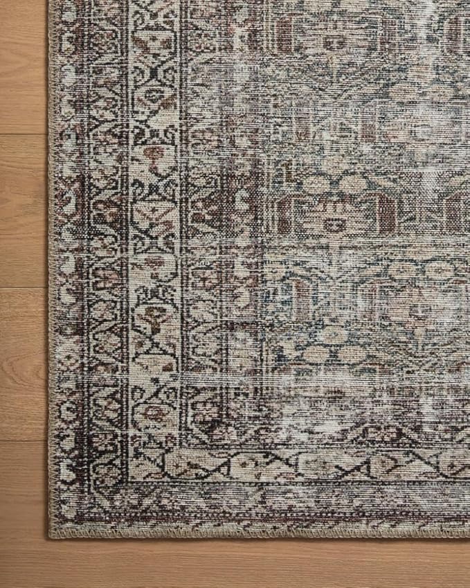 Loloi Amber Lewis Georgie Collection GER-10 Moss/Bark 10'-0" x 14'-0", .19" Pile Height, Area Rug