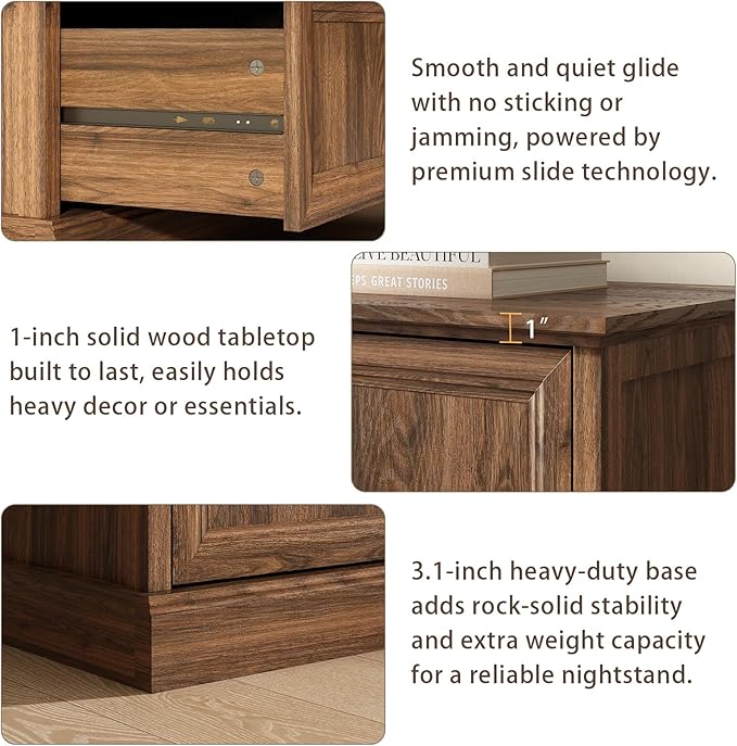 CARPETNAL Farmhouse 8 Drawer Dresser for Bedroom, 55 Inch Wide Modern Brown Dresser TV Stand with Large Drawers & Bar Handles, Rustic Wood Chest of Drawers for Bedroom, Living Room, Hallway, Entryway.