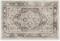 RUGGABLE Washable Vintage Area Rug – Kamran Hazel 2x3, Stain-Resistant, Non-Slip – Small Machine Washable Rugs for Living Room, Bedroom, Hallway, Entryway & Bathroom–with Cushioned Pad