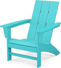 POLYWOOD AD420AR Modern Adirondack Chair, Aruba