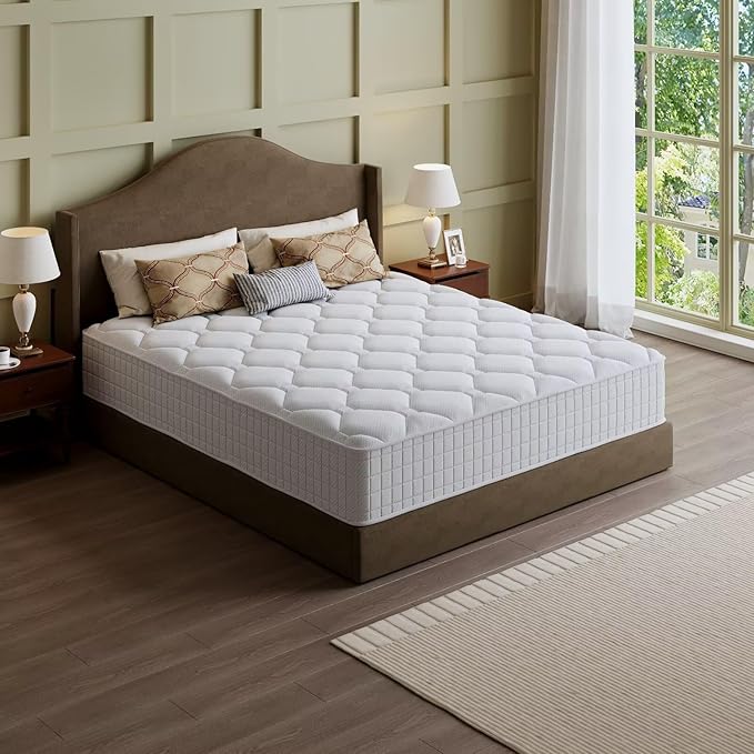 King Mattress, 14 Inch Hybrid Memory Foam Mattress in a Box, Cooling Gel for Pressure Relief & Back Pain Support, CertiPUR-US Certified, Medium Firm Bed, Fiberglass Free, Breathable Comfort Sleep
