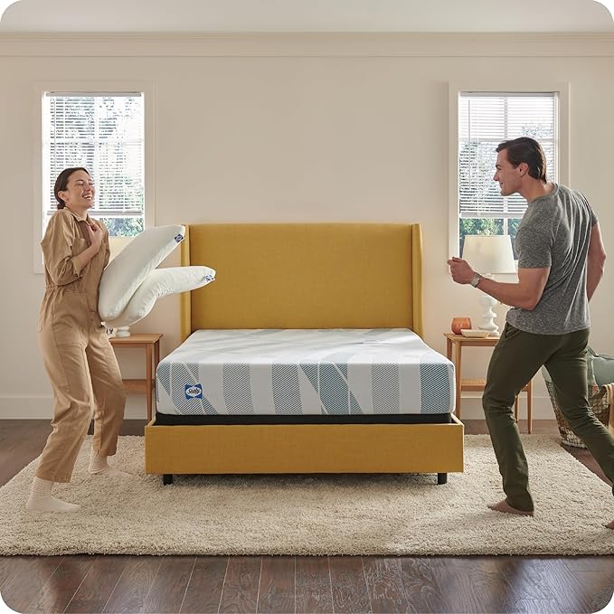 Sealy Dreamlife 10” Hybrid Mattress-in-a-Box, California King, SealyComfort Gel Memory Foam, SealyResponsive Encased Coils, Surface-Guard Technology