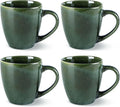 GBHOME Ceramic Coffee Mugs Set of 4, 12oz Stoneware Coffee Mugs Set For Dad Mom Women MEN, Light Weight Coffee Cups for Latte/Tea/Beer/Hot Cocoa, Dishwasher & Microwave Safe
